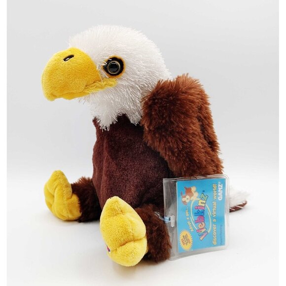 Ganz Webkinz American Bald Eagle New Sealed Code HM214 - Picture 1 of 5